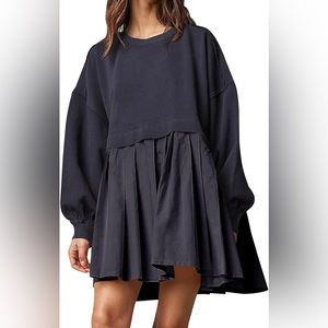 Oversized Sweatshirt Dress - Free People dupe